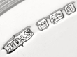 Miniature Sterling Silver Cake Stand hallmarks