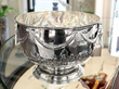 silver bowl with handles