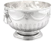 Silver Bowl with Lion Handles