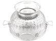 Antique Silver Bowl with Lion Handles underside