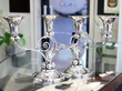 vintage American Silver Candelabra