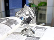 silver horse paperweight