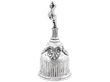 antique Victorian Table Bell in Sterling Silver