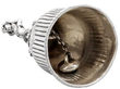 Victorian Table Bell in Sterling Silver underside