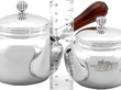 Japanese Sterling Silver Four Piece Tea Service size