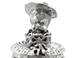 Silver Musician Table Figure Detail