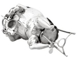 Underside of Silver Musician Models Table Figure