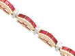 Vintage Gold and Ruby Bracelet setting