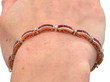 Vintage Gold and Ruby Bracelet on wrist
