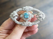zircon and diamond brooch