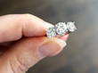 diamond three stone ring