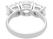 2.86 Carat Diamond Three Stone Ring in Platinum