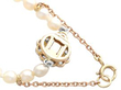 diamond clasp of pearl necklace reverse