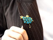Brooch on Blazer