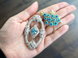 Vintage Flower Brooch