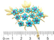 Sapphire Brooch Measurements