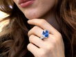 Sri Lankan Sapphire and Diamond Ring by Wempe on Hand
