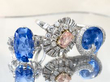 Sri Lankan Sapphire and Diamond Ring