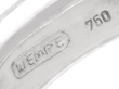 Hallmarks for Sri Lankan Sapphire and Diamond Ring by Wempe
