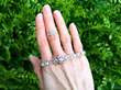 diamond ring and bracelet outside