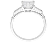 Antique Square Cut Diamond Engagement Ring setting