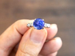 sapphire and diamond ring