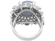 Platinum Star Sapphire Ring back