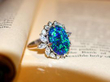 Black Opal Cocktail Ring