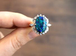 opal and diamond ring