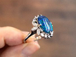 platinum opal and diamond ring
