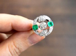 1920s Emerald and Diamond Ring