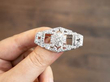 Art Deco Diamond Brooch in Platinum
