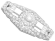 diamond and platinum Art Deco brooch