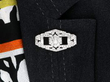 wearing Art Deco 5.03 Carat Diamond Brooch in Platinum