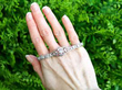 Vintage White Gold Diamond Bracelet outside