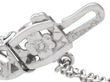 Vintage White Gold Diamond Bracelet fastening close up