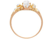 setting of Victorian Multi Stranded Diamond Ring