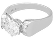 wearing Vintage 0.85 Carat Diamond Solitaire Ring