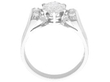 setting of Vintage 0.85 Carat Diamond Solitaire Ring