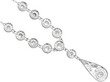 1920s Diamond Drop Pendant Necklace reverse