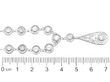 1920s Diamond Drop Pendant Necklace size