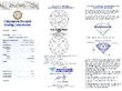 Diamond Drop Pendant Necklace certificate