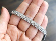 Round Cut Diamond Bracelet in White Gold