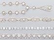 diamond necklace and bracelets