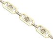 0.62 Carat Diamond Bracelet in Gold and Platinum reverse