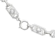 0.62 Carat Diamond Bracelet in Gold and Platinum fastening closed