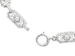 0.62 Carat Diamond Bracelet in Gold and Platinum fastening open