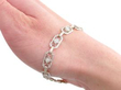 0.62 Carat Diamond Bracelet in Gold and Platinum on wrist