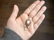 Opal and Diamond Pendant Necklace in silver