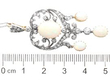 Opal and Diamond Pendant Necklace size